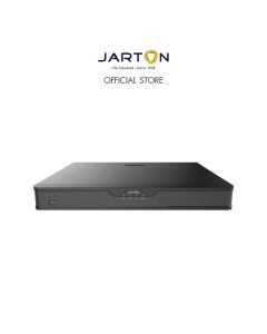 JARTON NVR 16-Channel, 16-PoE 1U 4K&H.265 Network Video Recorder 2 SATA HDDs Supported