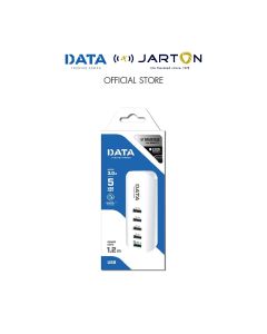 JARTON * DATA ปลั๊ก USB 5ช่อง สีขาว ยาว 1.2ม. D-JT5USB รหัส 134901
