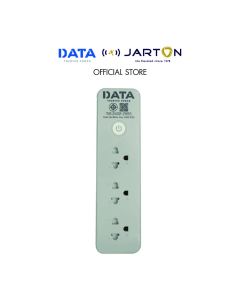 JARTON * DATA ปลั๊กไฟ มอก. 3ช่อง 1สวิทซ์ 10A ยาว 3 เมตร D-JTLV3S1M3 รหัส 134911