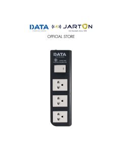JARTON * DATA ปลั๊กไฟ มอก. 3ช่อง 1สวิทซ์ 16A 3ม. D-JT32353W รหัส 134915