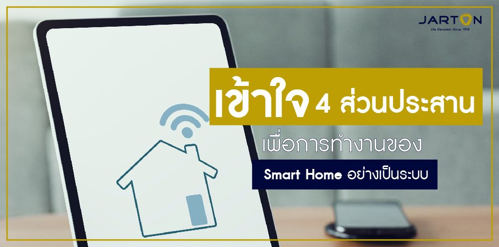 เข้าใจ 4 ส่วนประสาน เพื่อการทำงานของ Smart Home อย่างเป็นระบบ 