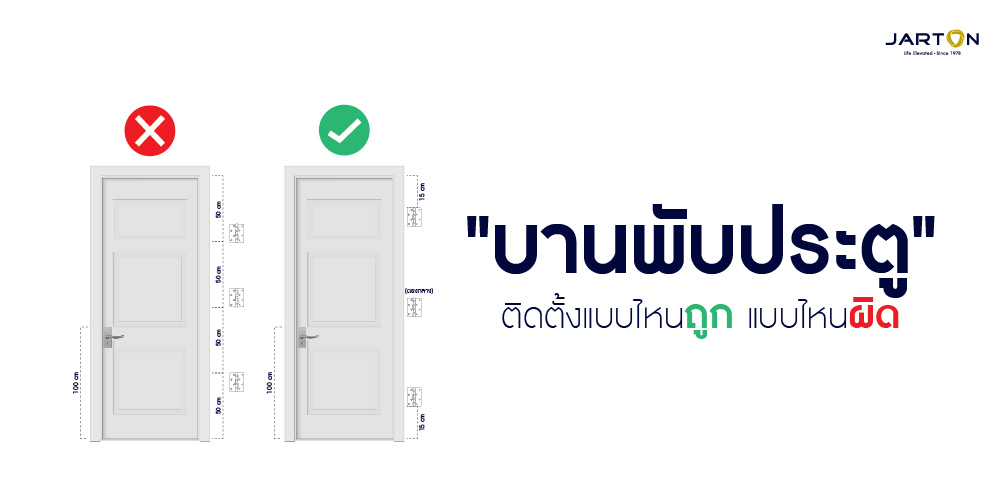 เปิดตำรา สอนวิธีการติดตั้งบานพับแบบไหนถูก แบบไหนผิด?