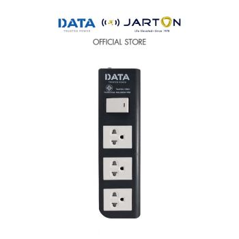 JARTON * DATA ปลั๊กไฟ มอก. 3ช่อง 1สวิทซ์ 16A 3ม. D-JT32353W รหัส 134915