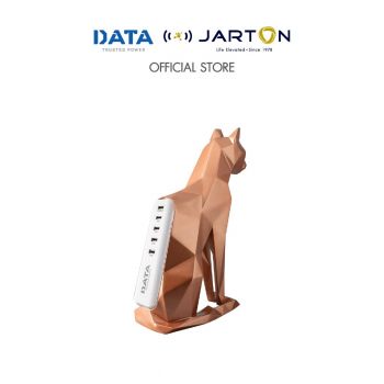 JARTON * DATA  The Cat USB Fastchager 5ช่อง 3A 1.2ม. D-JTCATC สีทองแดง รหัส 134917