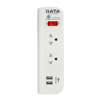 JARTON * DATA ปลั๊กไฟ มอก. 3ช่อง 1สวิทซ์ ยาว 3ม. D-JT361M3W 1แถม1  รหัส 134912